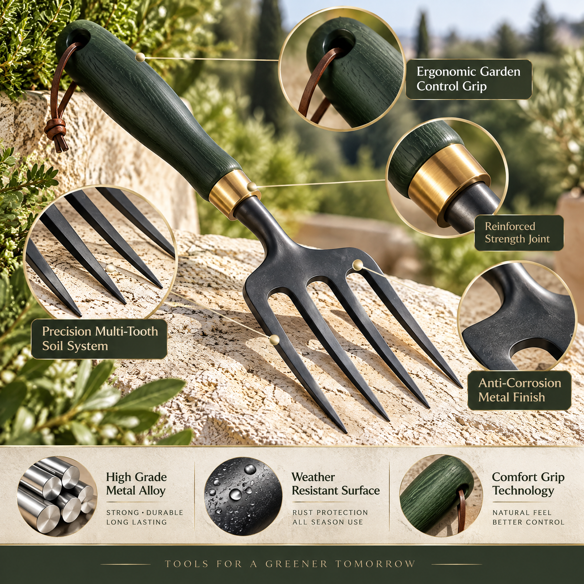 Avelynth™ 4-Tine Garden Hand Fork