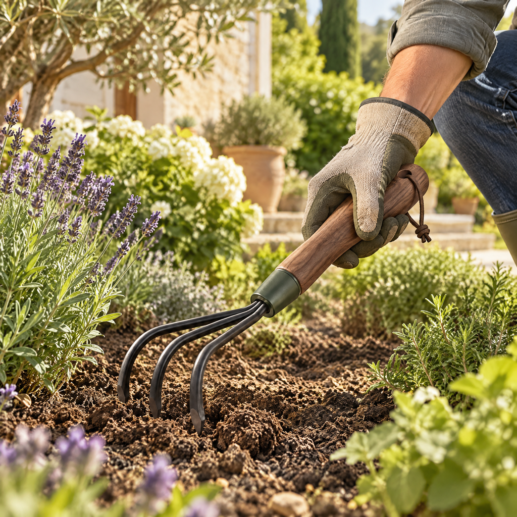 Avelynth™ 3-Tine Hand Cultivator
