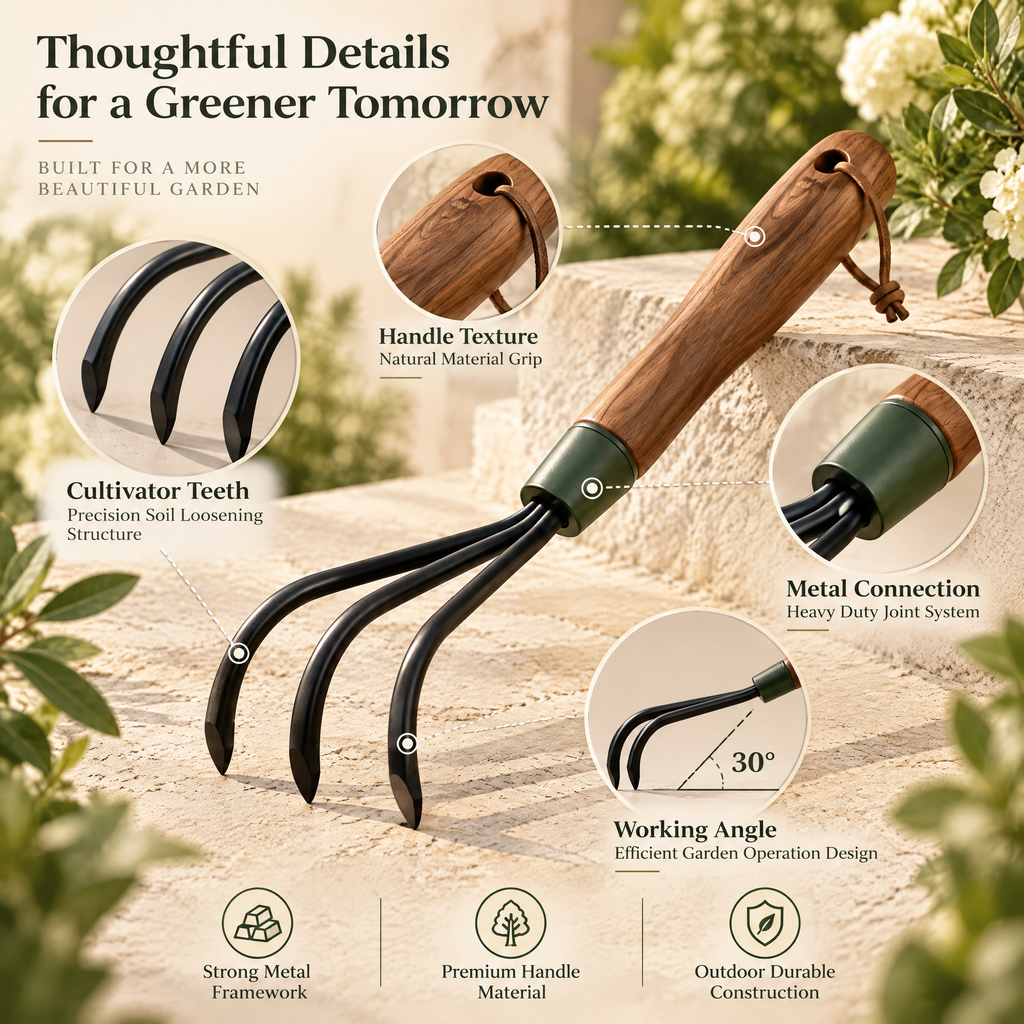 Avelynth™ 3-Tine Hand Cultivator