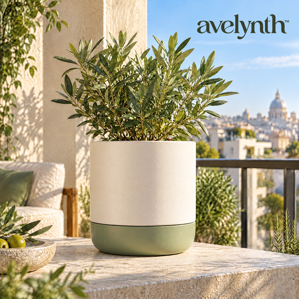 Avelynth™ Modern Self-Watering Planter