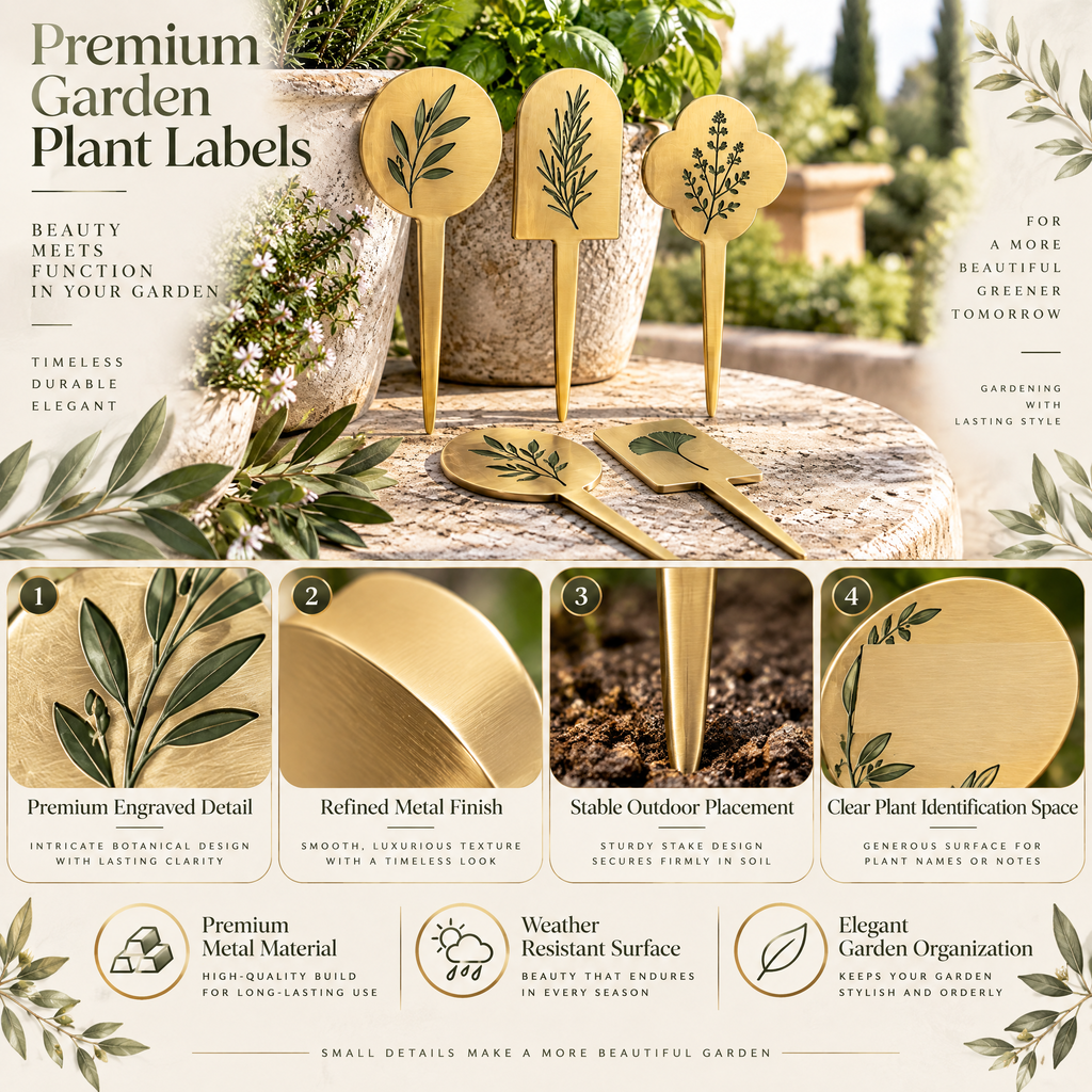 Avelynth™ Decorative Herb Plant Marker Set