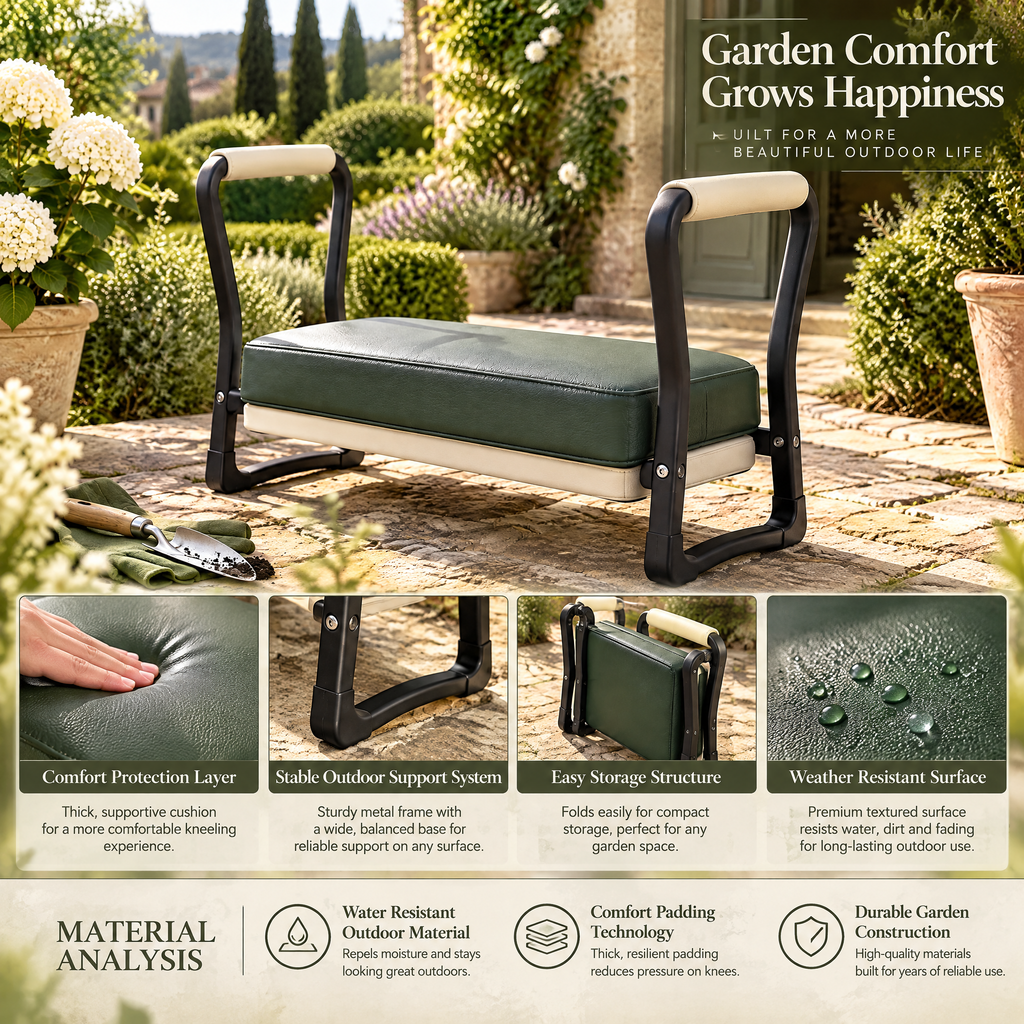 Avelynth™ Padded Garden Kneeler & Seat