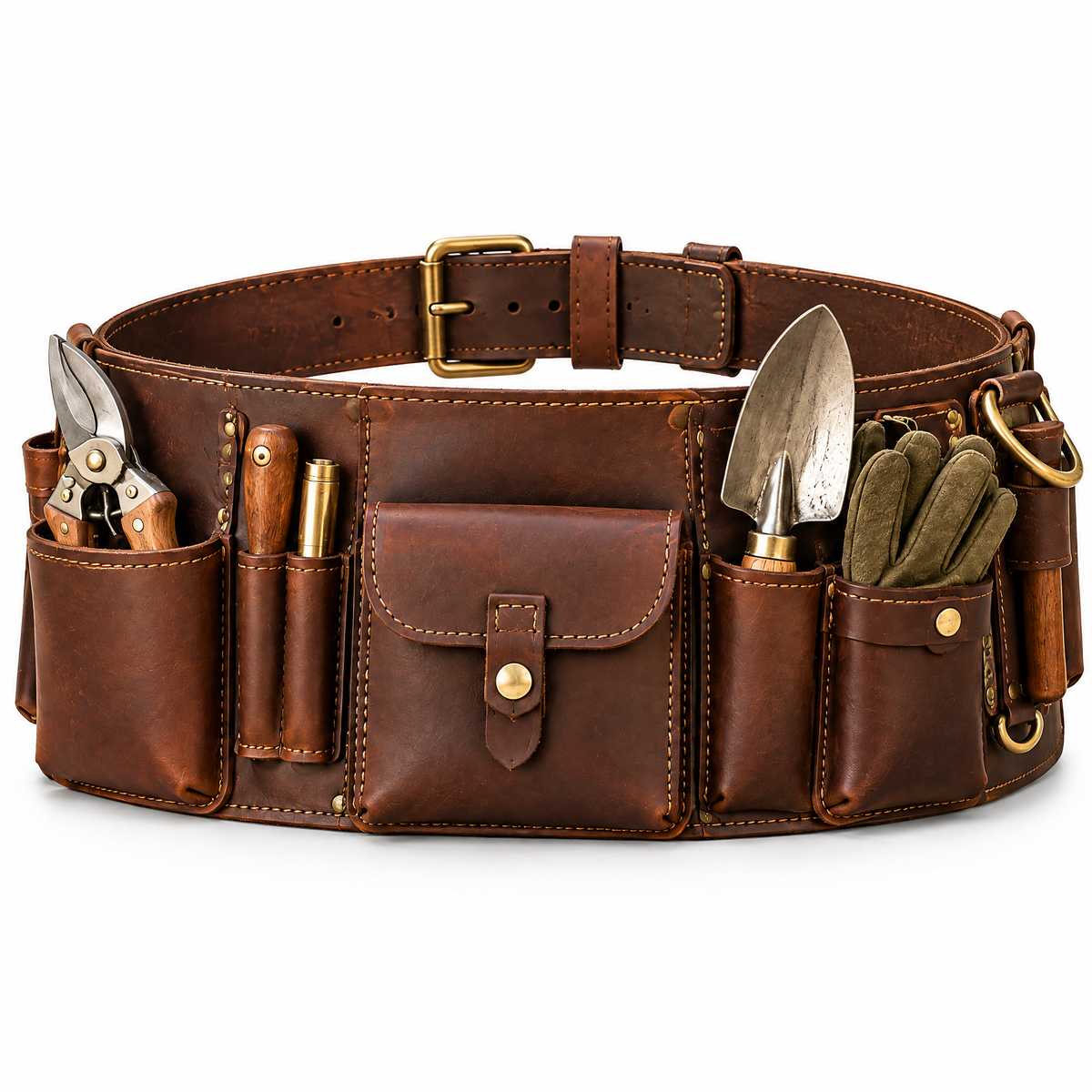 Avelynth™ Leather Garden Tool Belt