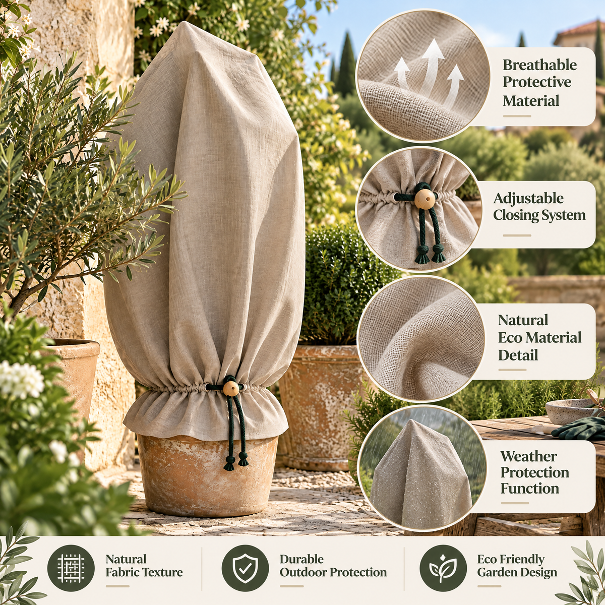 Avelynth™ Drawstring Plant Protection Cover